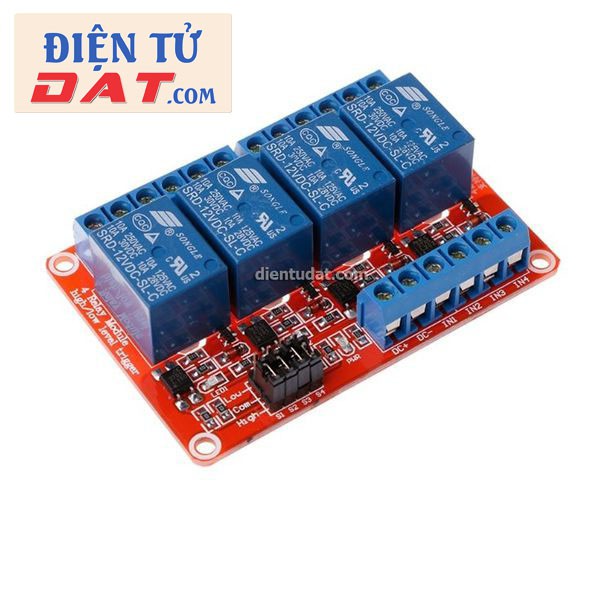 Module 4 relay 12V kích High/Low