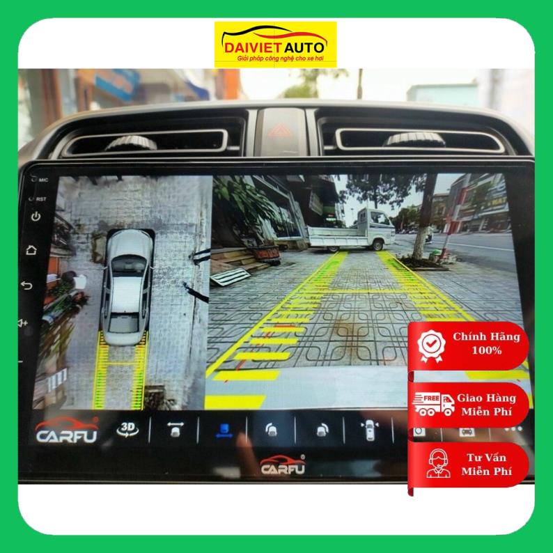Bộ Màn Android liền cam 360 CarFu G200S ram 3/32/8 nhân chính hãng | Đại Việt Auto