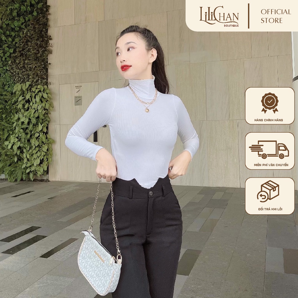 Quần Tây Nữ Lưng Kiểu Đẹp, Thời Trang Công Sở Mặc Đi Làm Đi Học Vải Tuyết Mưa Ngoại Cao Cấp, LiLiCHAN MS1108