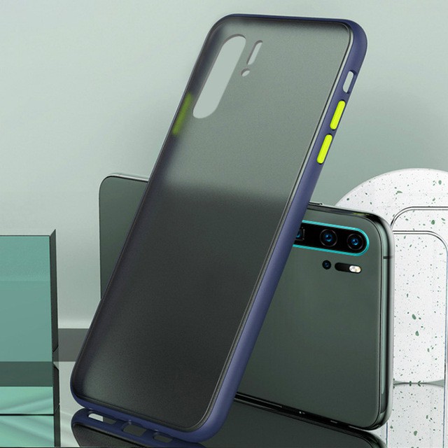 Ốp điện thoại nhựa cứng PC + silicon nhám mờ chống sốc cho Huawei Nova 3i Y9 Prime 2019 Nova 5T Mate 30 Pro 20 Pro