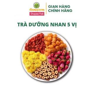 Trà dưỡng nhan 5 vị CAMIFARM thanh lọc cơ thể