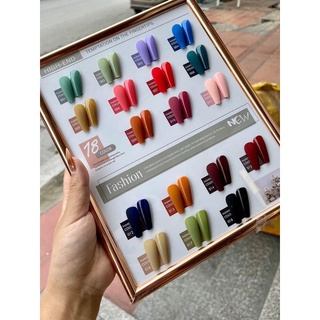 set sơn gel 18 màu cao cấp tặng kèm bảng