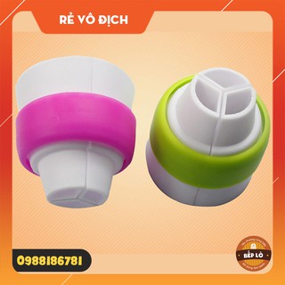 Chốt giữ đui/khớp nối đui 3 màu kem, bắt bông bánh kem trang trí bánh sinh nhật