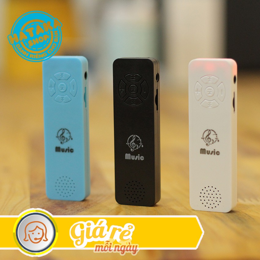 Máy nghe nhạc mp3 thời trang-có loa-tặng tai nghe và dây sạc
