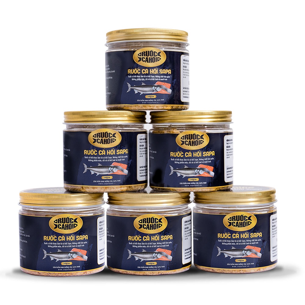 Ruốc cá hồi Sapa (hộp 100gram) - Hương vị thơm ngon tuyệt hảo của Sapa Food Vietnam | BigBuy360 - bigbuy360.vn