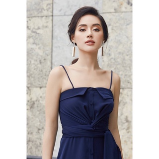 SO BY SO - Đầm 2 dây tay áo kiểu cột eo 612