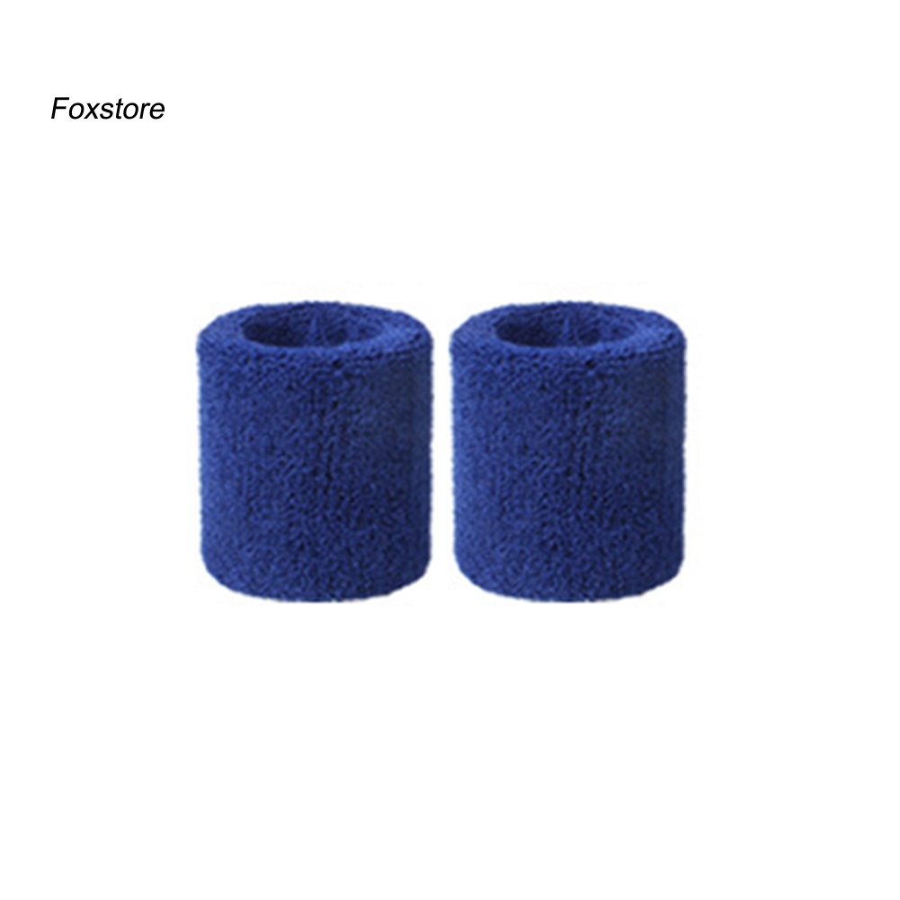 Bộ 2 Khăn Quấn Bảo Vệ Cổ Tay Thấm Hút Mồ Hôi Khi Chơi Thể Thao