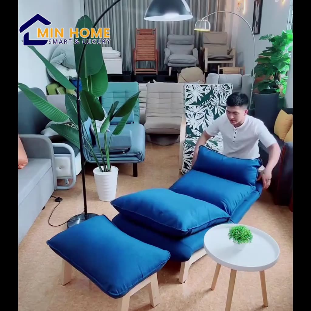 Ghế Thư Giãn, Đọc Sách Kiểu Nhật, Ghế Lười Mẫu Mới Tặng Kèm Đôn | BigBuy360 - bigbuy360.vn