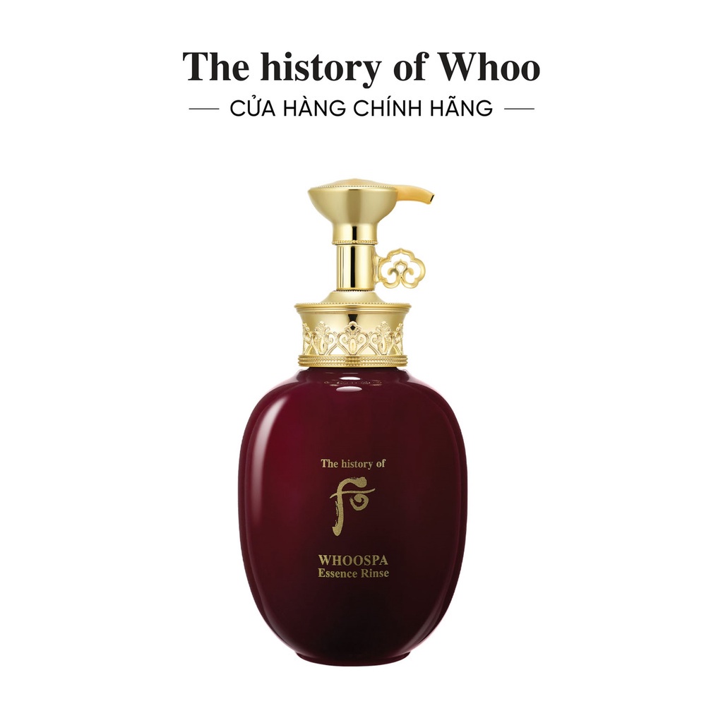 [Mã COSLUX05 giảm 120K]Dầu xả thảo dược Đông y dưỡng và duy trì màu tóc The history of Whoo WhooSpa Essence Rinse 350ml