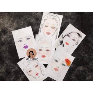 Giấy vẽ Face Chart 49 Tấm