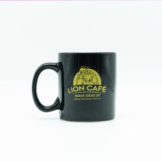 Ly sứ Bát Tràng logo Lion Cafe