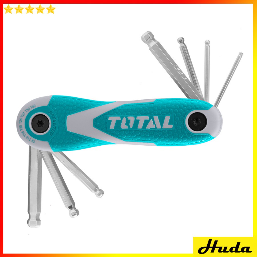 BỘ KHÓA LỤC GIÁC TRÒN BI BÔNG DẠNG XẾP 8 CHI TIẾT TOTAL POI