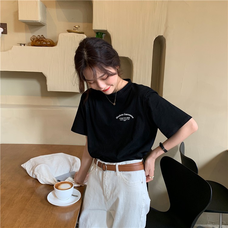 Áo Thun Ngắn Tay Dáng Rộng In Chữ 40830 | BigBuy360 - bigbuy360.vn