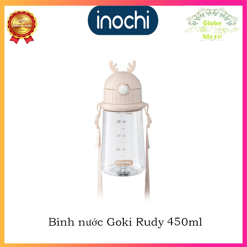 Bình Uống Nước Nhật Bản Cho Bé GOKI RUDY INOCHI 450 Ml