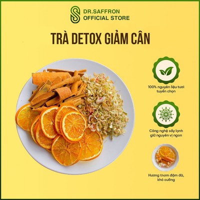 [Gift] Trà detox cam, quế, sả - gói 10gr