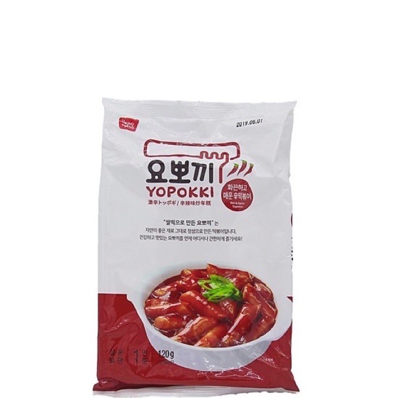 Bánh Hàn Quốc Yopokki Topokki gói 120gr { siêu cay }