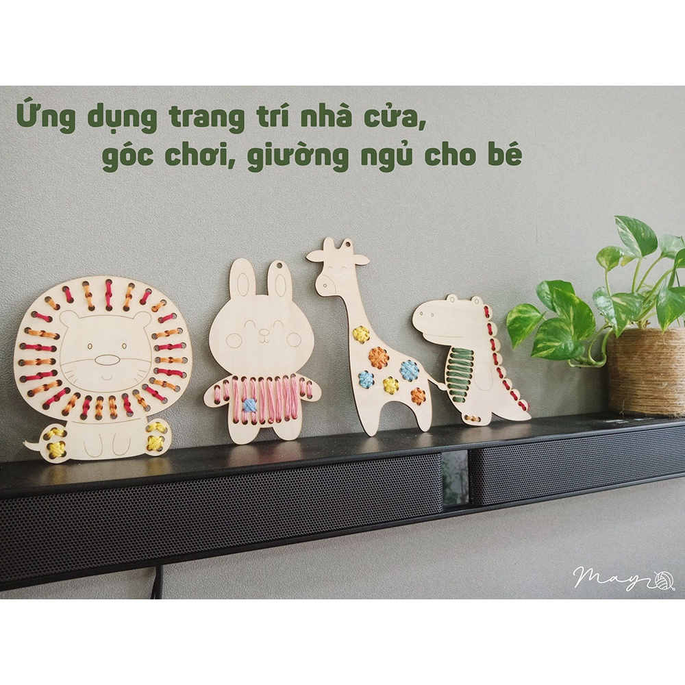 [Bé tập thêu] Thêu chủ đề Động vật