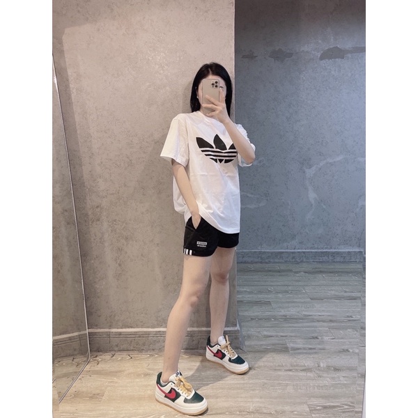 Áo adidas Nam nữ 2020 80’s Aerobic Trefoil Tee Unisex Made in Cambodia full tag code