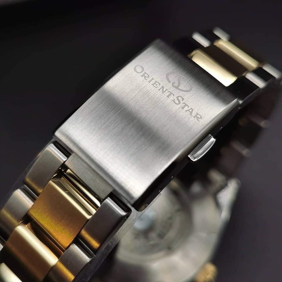 Đồng hồ nam chính hãng ORIENT STAR RE-AU0405E00B TONE XANH MID GOLD CỰC ĐỘC