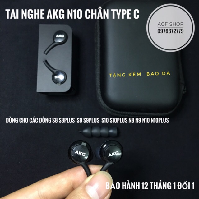 Tai nghe Samsung AKG Galaxy Note10 Note10plus S20 chân cắm Type C