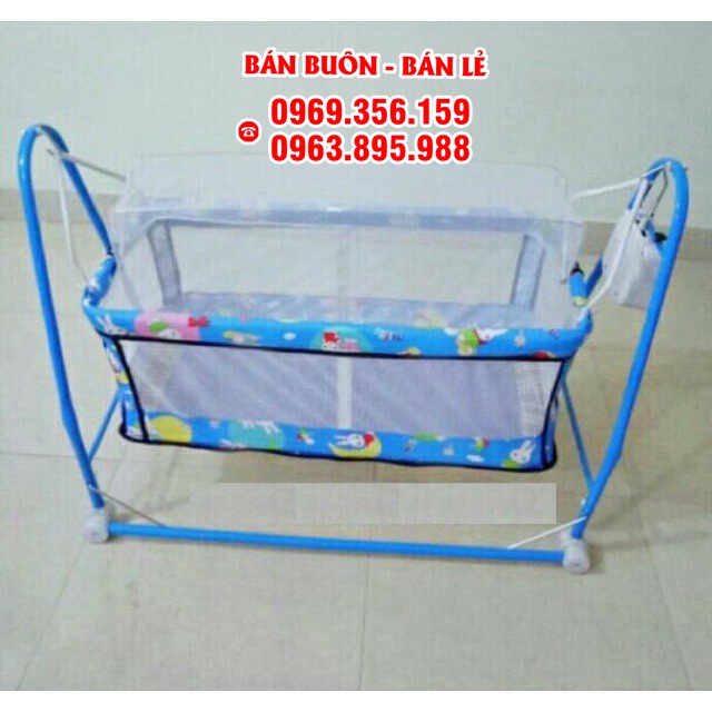 NÔI + VÕNG  2TRONG 1  TẶNG  KÈM  MÀN  CHỐNG  MUỖI  CHO BÉ