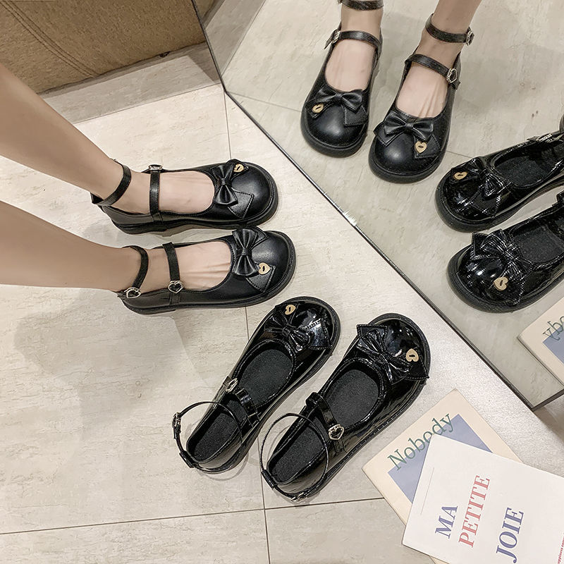 Giày Da Mềm Thiết Kế Cỡ Nhỏ Phong Cách Lolita Anh Quốc Cao Cấp Dành Cho Nữ | BigBuy360 - bigbuy360.vn