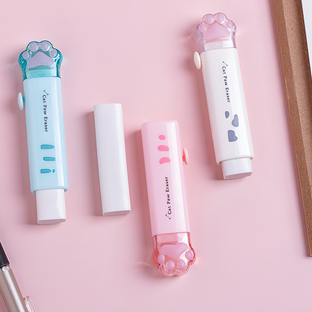 Cục Tẩy Bút Chì Hình Móng Vuốt Mèo Đáng Yêu Sáng Tạo