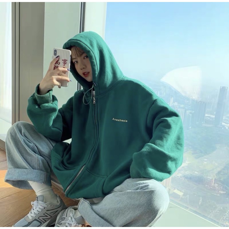 ÁO KHOÁC HOODIE DÂY KÉO ANESSS nam nữ | BigBuy360 - bigbuy360.vn