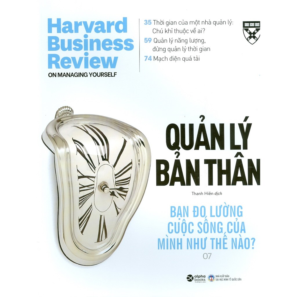 Sách - Harvard Business Review On Managing Yourself - Quản Lý Bản Thân