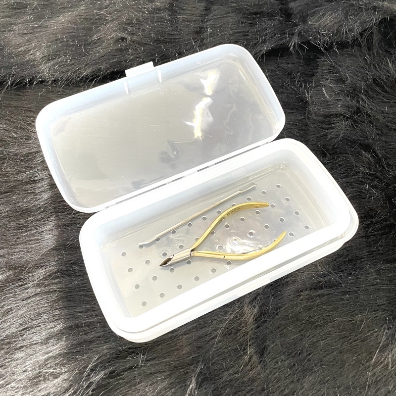 Hộp ngâm tiệt trùng dụng cụ nail