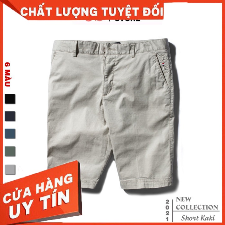 Quần Short Nam 5S (6 Màu) , Chất Liệu KaKi Cotton, Thấm Hút Mồ Hôi, Co Giãn Thoải Mái (QSK21002-02) - H
