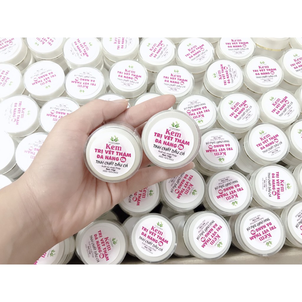 (Mẫu mới 25gr) Kem thâm dầu cá, mờ vết thâm mụn, thâm muỗi.... mới hàng chuẩn công ty chính hãng