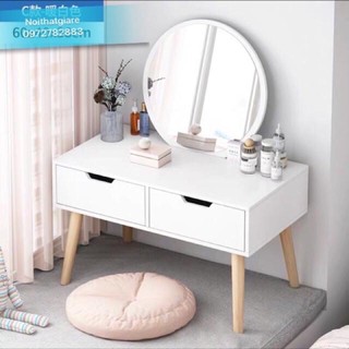 Bàn Trang Điểm MiNi Hiện Đại💯FREESHIP💯 Bàn Trang Điểm Mini Ngồi Bệt Phong Cách Hiện Đại( 60*40*38)