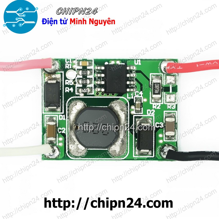 [1 pcs] Mạch Led Driver LD1 3-18V 7W Input 6V-12V