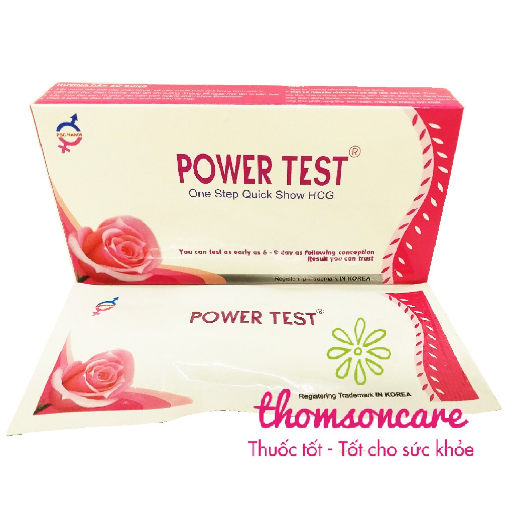 Power Test - Test thử thai nhanh, hiêu quả, chính xác - Luôn che tên sản phẩm