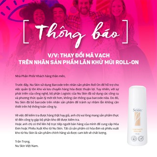 Lăn Khử Mùi Scion Nuskin Pure White Roll On