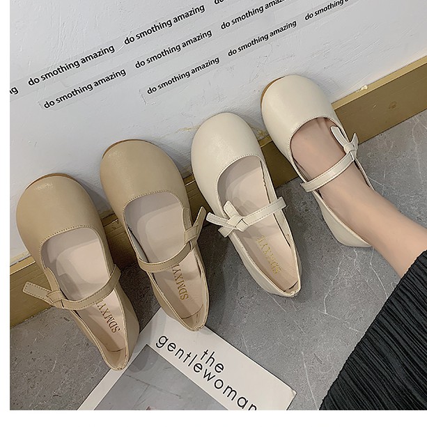 [A12](CÓ SẴN) Giày Búp Bê Vintage Nữ Quai Ngang Thắt nơ Cực Đẹp | BigBuy360 - bigbuy360.vn