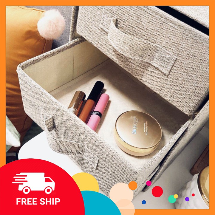 {Cam Kết hàng VN XK} Tủ vải mini Daiso xuất Hàn Quốc phong cách độc đáo