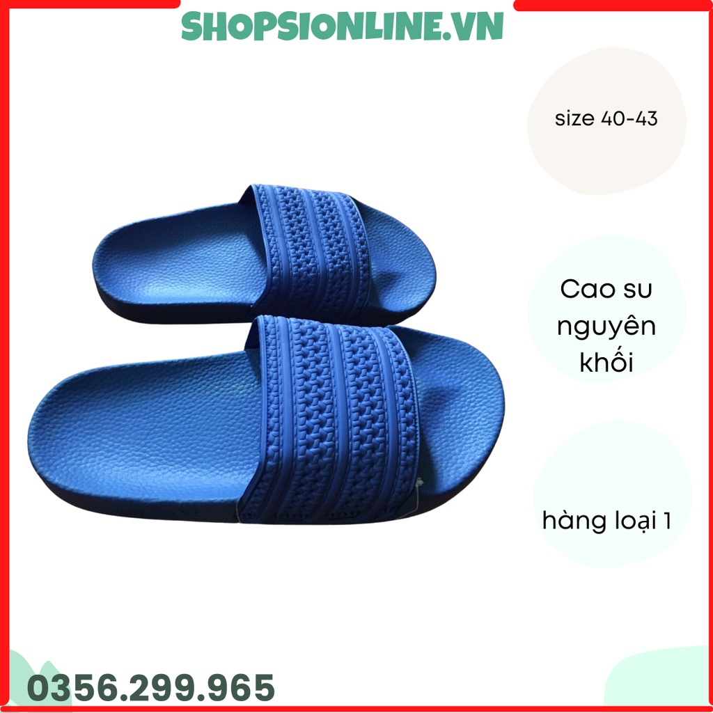 Dép quai ngang nữ adidas đẹp loại 1 cao su nguyên khối cao cấp