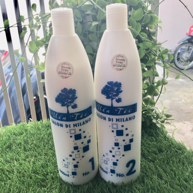 THUỐC UỐN TÓC COLLAGEN CHUYÊN DÀNH CHO TÓC YẾU HƯ TỔN SALON DI MILANO 1000ml x 2 mẫu mới