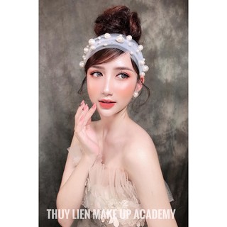 băng đô đính hạt trai
