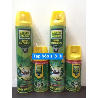 Xịt muỗi falcon 600ml tặng thêm