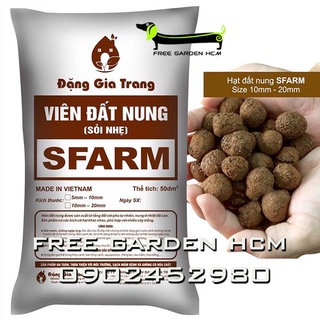 BAO 50dm3 (30kg) ĐẤT NUNG SFARM/ SỎI NHẸ