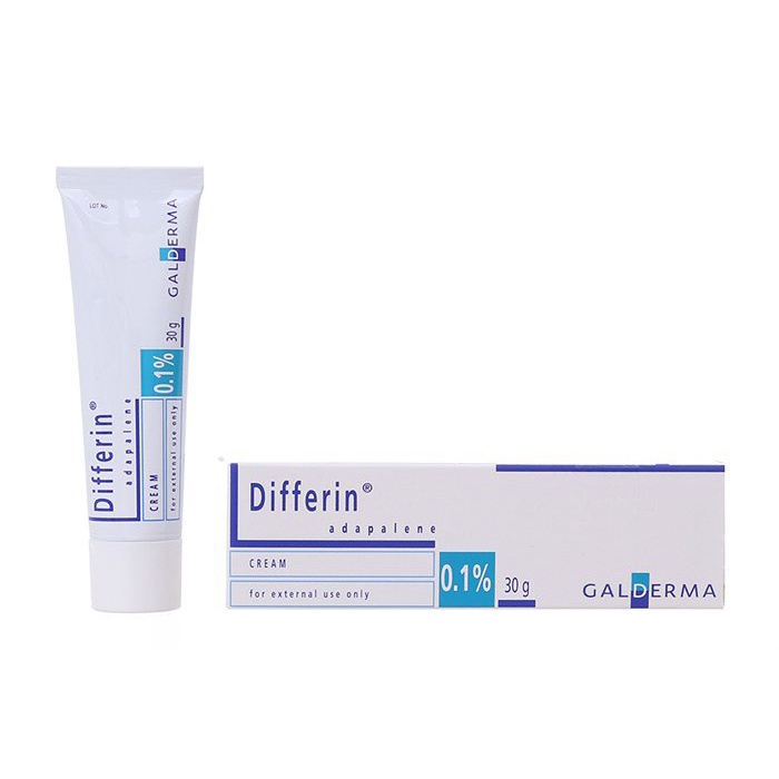 Differin Gel 0.1 Adaferin 15g chứa Adapalene giảm mụn ẩn mụn trứng cá mụn đầu đen cực tốt