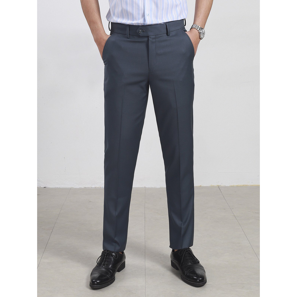 Quần Tây Nam Aristino ATR00208 Quần Âu Nam Màu Xám 173 Dáng Regular Fit Vải Polyester
