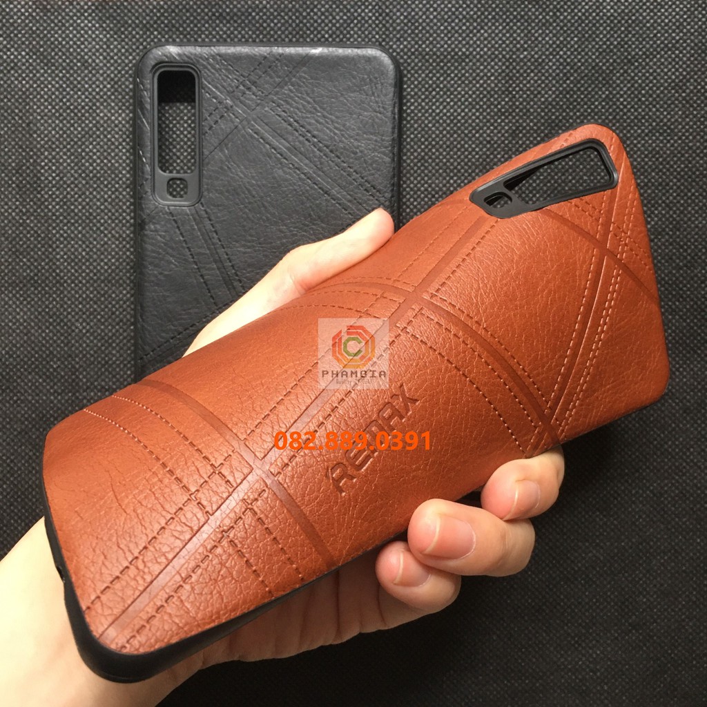 Ốp lưng Samsung Galaxy A7 (2018)/ A750 chất liệu da sang trọng