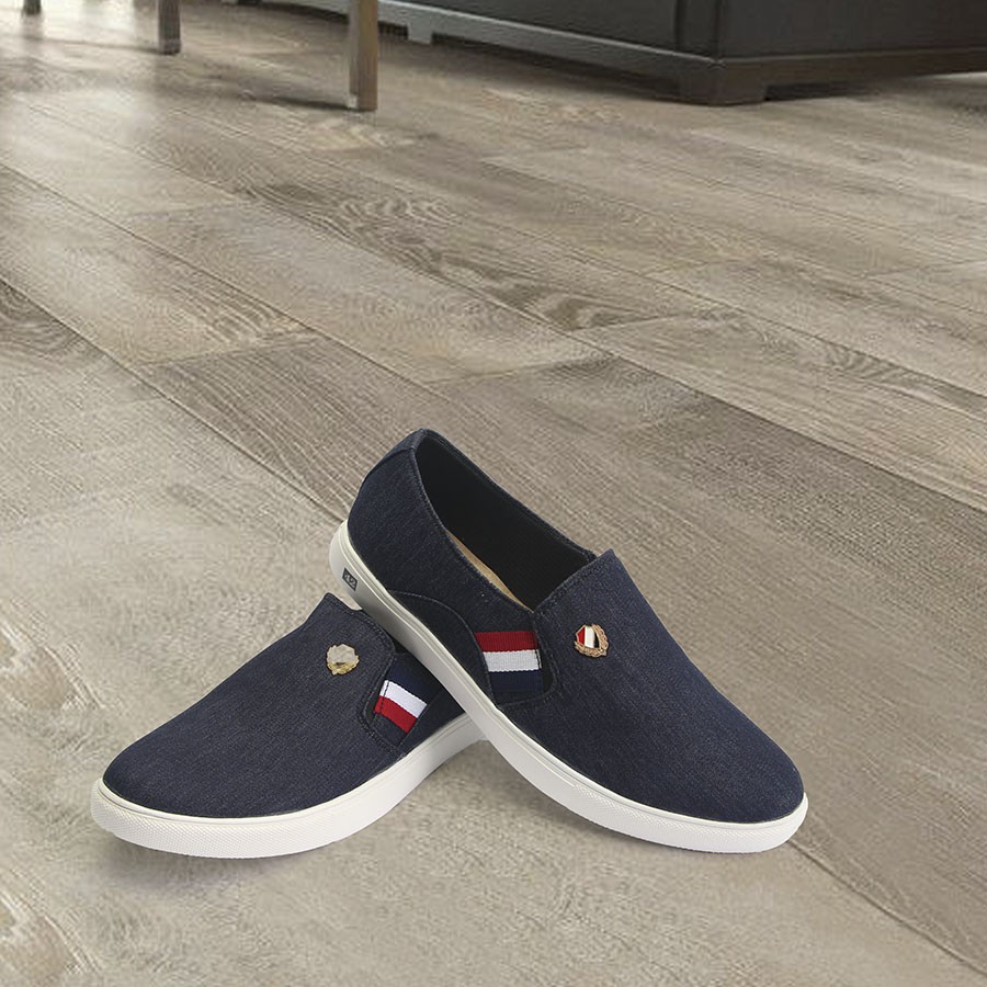 [Mã FAMALLT5 giảm 15% đơn 150K] Giày lười nam MĐ G279 xanh trắng | BigBuy360 - bigbuy360.vn