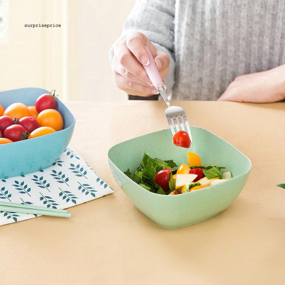 Tô ăn hình vuông bằng chất liệu rơm thân thiện với môi trường | BigBuy360 - bigbuy360.vn