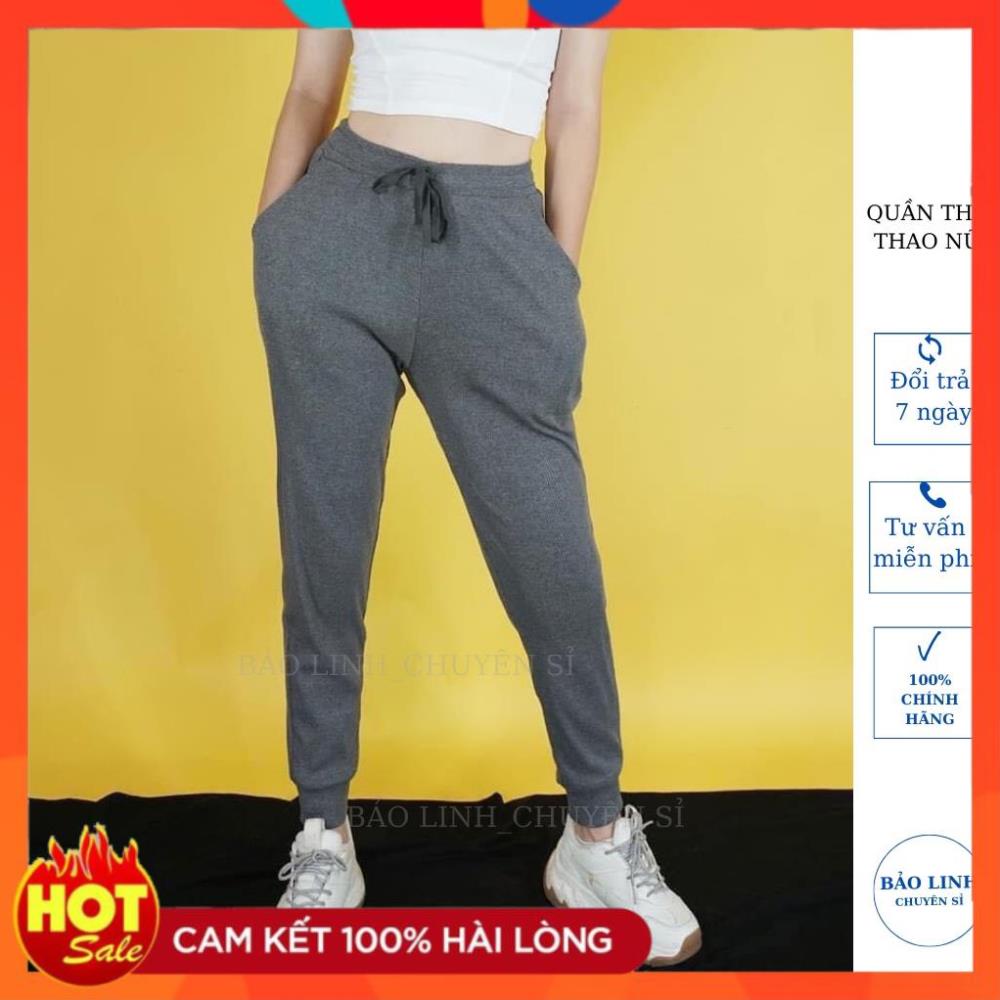 [sale hot] Quần len tăm nữ BIGSIZE dáng thể thao cạp chun bo gấu phù hợp với moi lứa tuổi