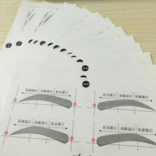 Khuôn Dán kẻ Chân Mày